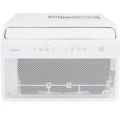 8,000 BTU Window Mounted Inverter Air Conditioner with Supplemental Heat and Remote Control