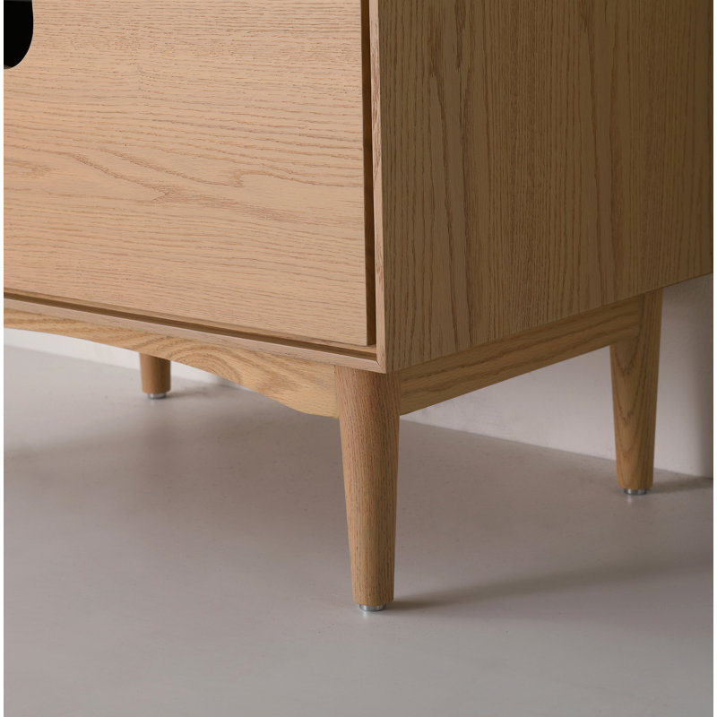 Portree 30" W Single Vanity, Whitewash Oak