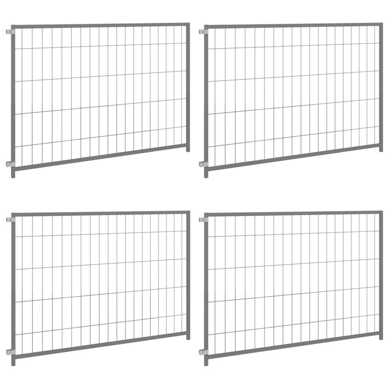 Coova 27.56cm H Steel Exercise Pen, Silver