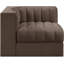 Chaise d'angle rembourrée en tissu Rummi-123507407