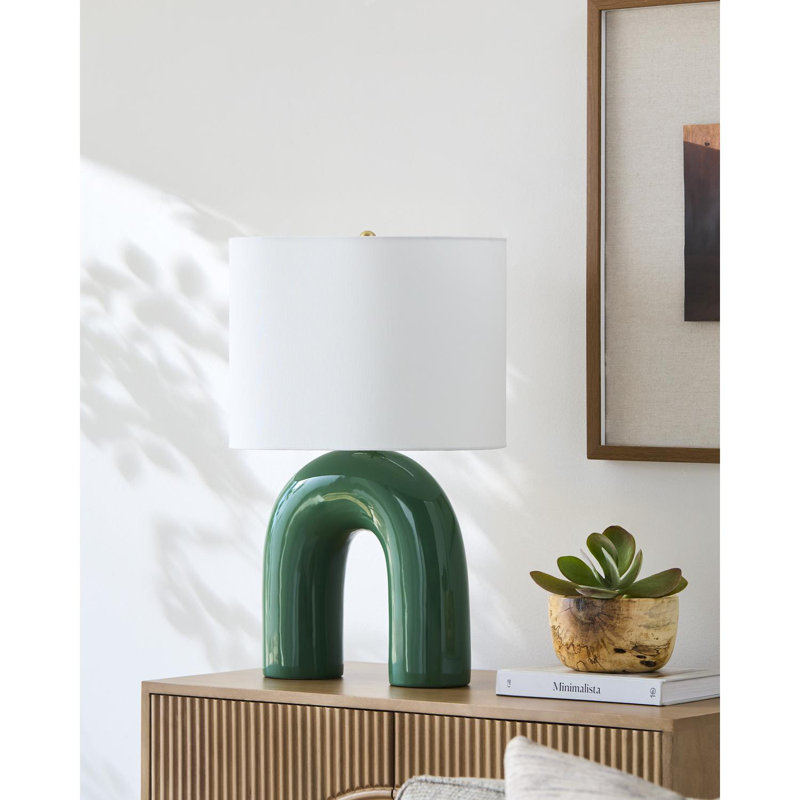 Henock Table Lamp, Green