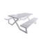 Table de pique-nique en aluminium Banquet Deluxe