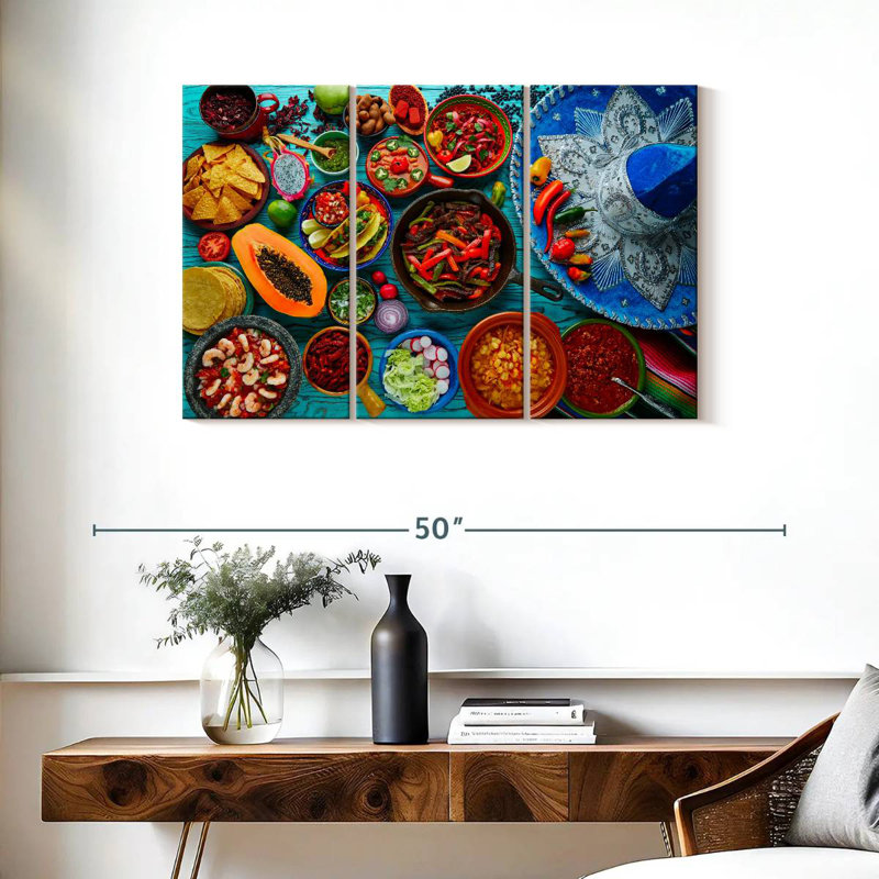 Cuisine mexicaine, H 24 po x l 38 po