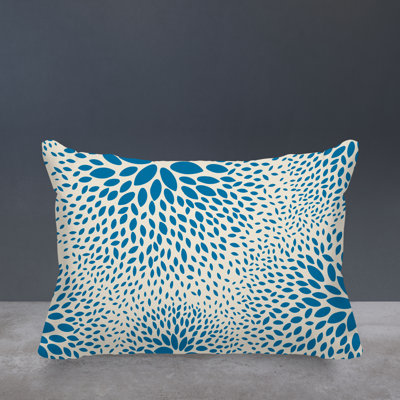 Bavaria Floral Outdoor Throw Pillow