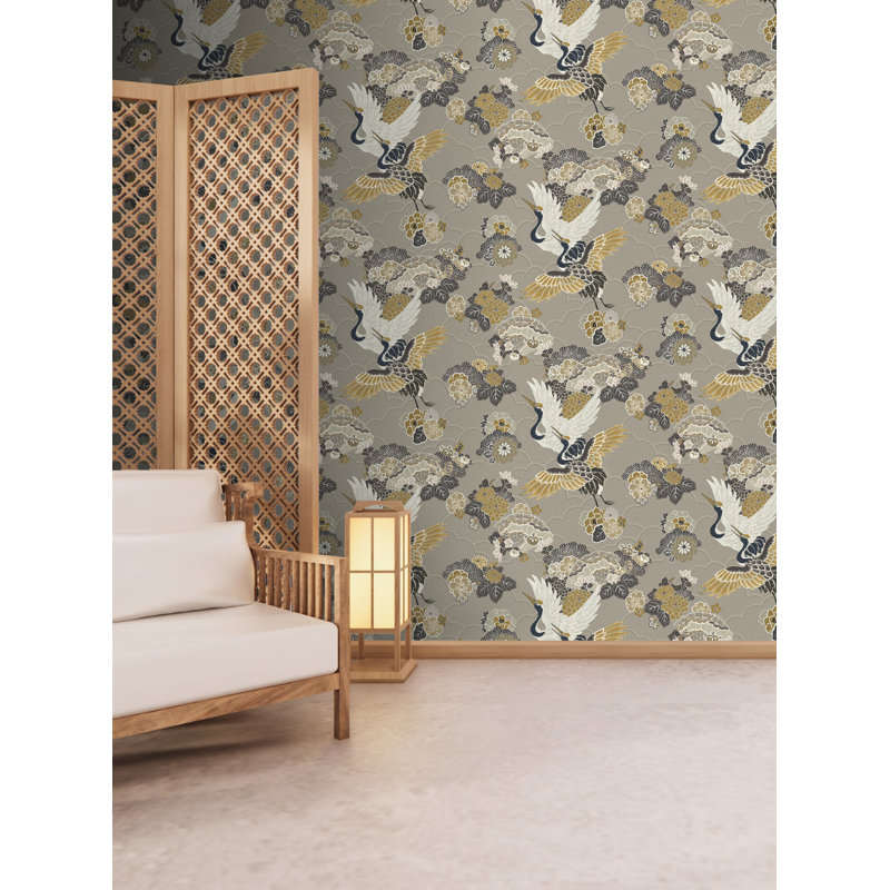 Akari 10.05m x 53cm Matte Wallpaper Roll, Natural