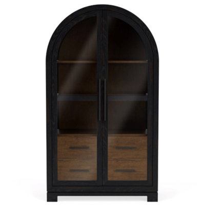 Black Display Cabinet
