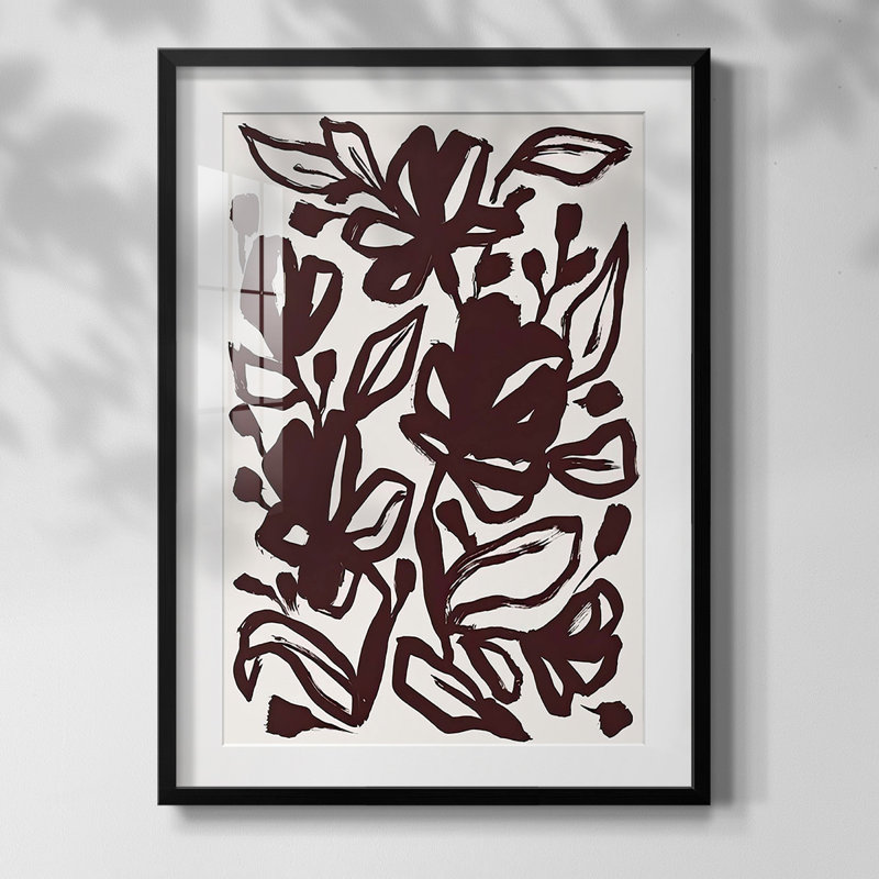 Dorset Shapes I, Papier avec cadre noir, Oui