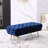 Velvet Button Tufted Bench-1799085990