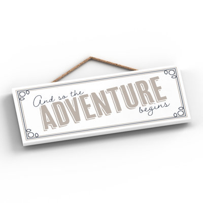 Vivid Squid Wholesale And So The Adventure Begins - No Frame Print on Wood