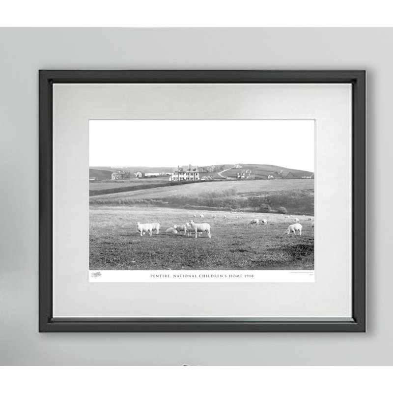 Pentire, National Childrens Home 1918 - Single Picture Frame Print, 60cm H x 80cm W x 2.3cm D