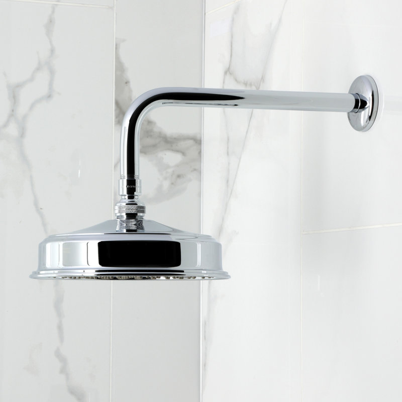 Kingston Brass Revival Single-Handle Pressure Balanced Tub And Shower Faucet, Polished Chrome, Lever Handle