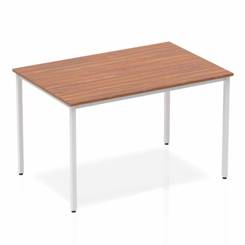 Kyvan Rectangle Conference Table, Walnut, 72.5cm H x 120cm L x 80cm D
