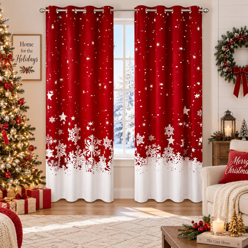 Room Darkening Curtain Panel Pair