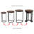Laib Round Nesting Side Tables, Set of 3-1549365195