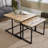 Anikah Solid Mango Wood Nest of Side Tables