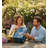 24" Hanging Swirl Balloon Solar Lantern with Glass Panels and Metal Frame - Orange-92592653