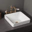 Lavabo semi-encastré Fireclay