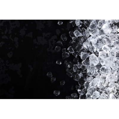 Crushed Ice Cubes by Xamtiw - Wrapped Canvas Print