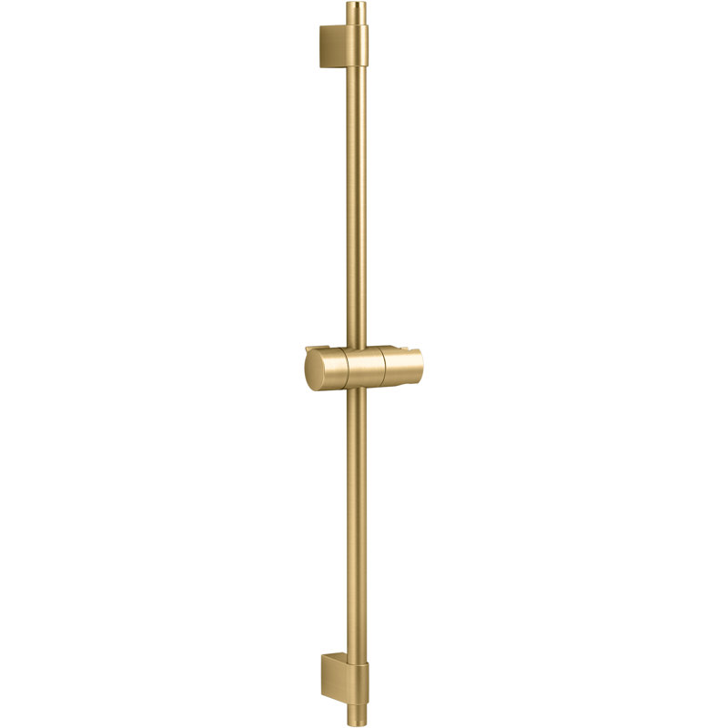 Barre de douche 27,5 po Awaken, Laiton brossé moderne éclatant