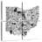 Aliaz Ohio Map Typography-109141235