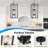 8 - Light Dimmable Lantern Geometric Chandelier-1276474730