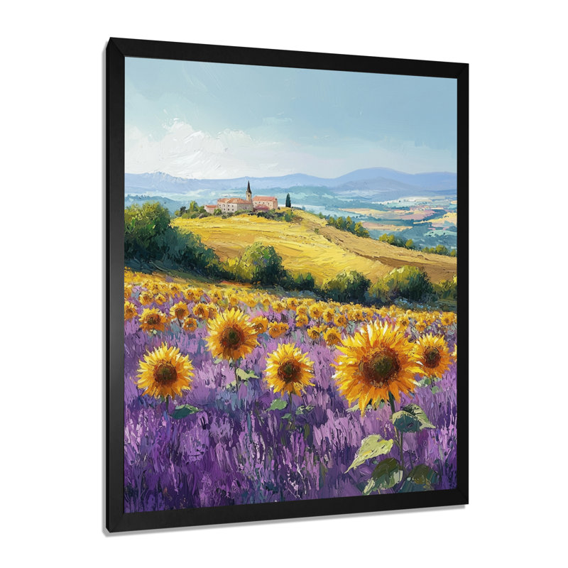 Vaisselle - décoration murale florale, Noir, H 20 po x l 12 po, Reproduction encadrée d'une seule photo