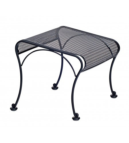 Briarwood Outdoor Ottoman, Textured Black
