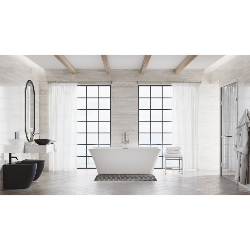 Cuvette de toilette murale St. Tropez seulement, Noir mat