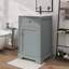 Meuble-lavabo de 20 po avec évier et support d'armoire à fermeture silencieuse avec tablettes réglables-1390222232