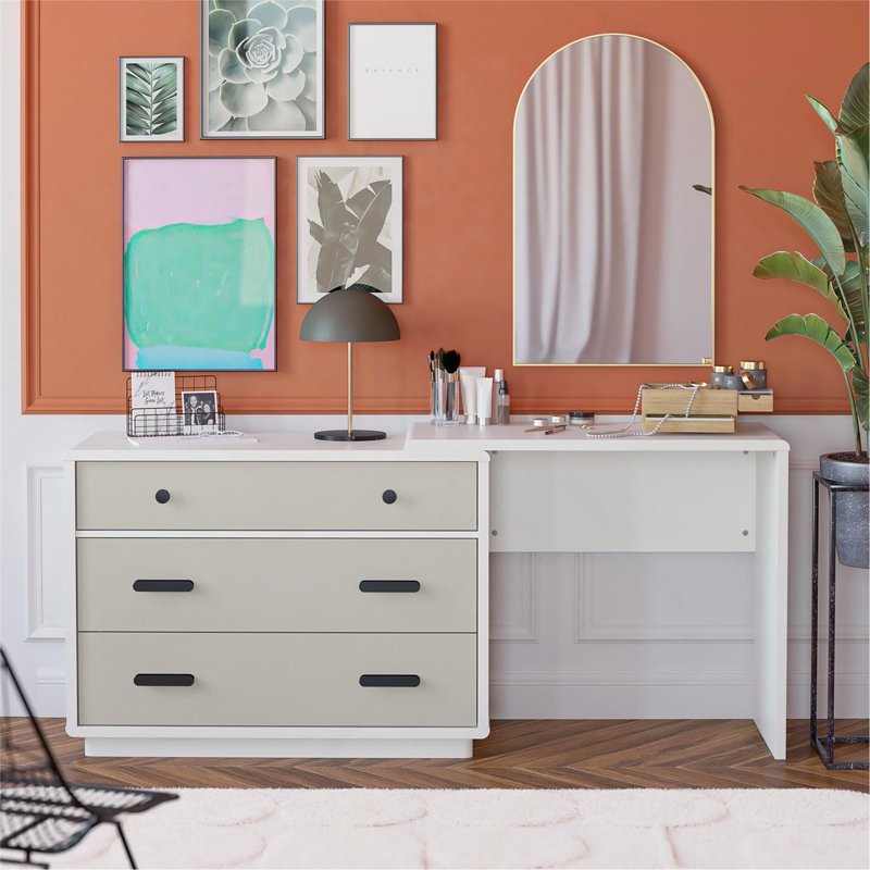 Commode 3 tiroirs et bureau