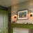 1-Light Brushed Gold Dimmable Wall Sconce Iron Wallchiere