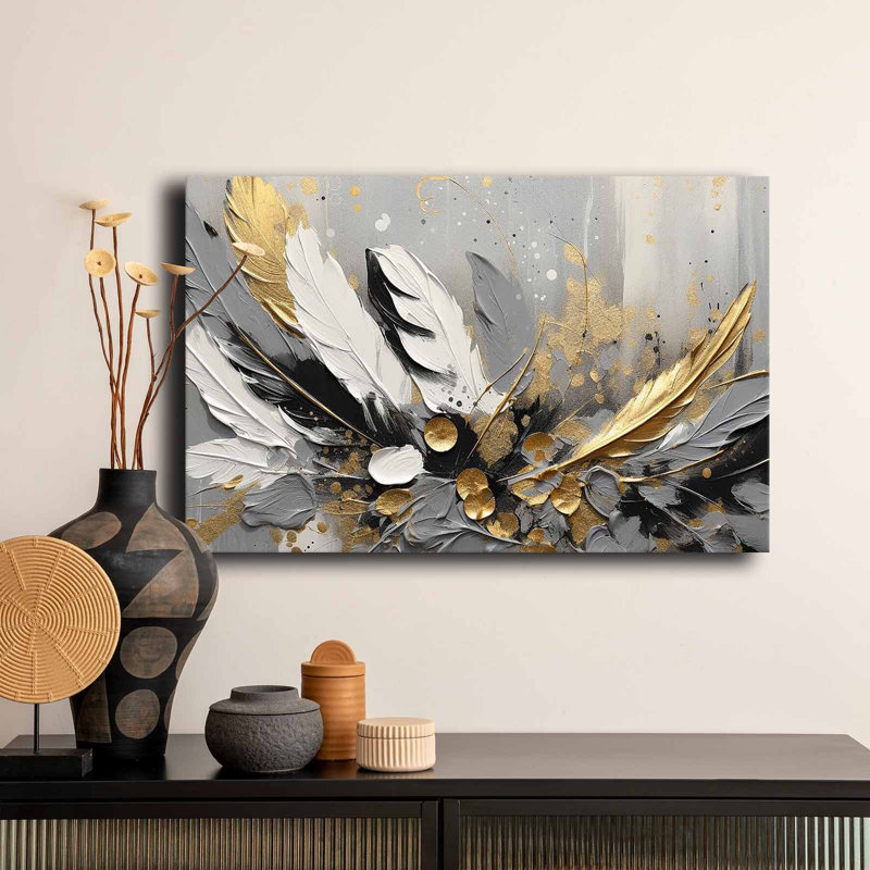 Stunning Decorative Canvas Painting, 17.7 x 27.6 Inches | 100% Canvas (Thickness: 0.1 Inches) on Durable 100% Pine Wood Frame | Perfect for Living Room, Bedroom & Office Decor, Vibrant Colors & Timeless Design