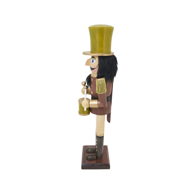 Figurine de tambour traditionnel casse-noisette