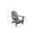 Folding Adirondack Chair With Side Table-757359836