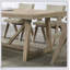 Ensemble de salle à manger contemporain en placage de chêne 7 pièces avec fauteuils rembourrés en polyester pour les salles à manger modernes