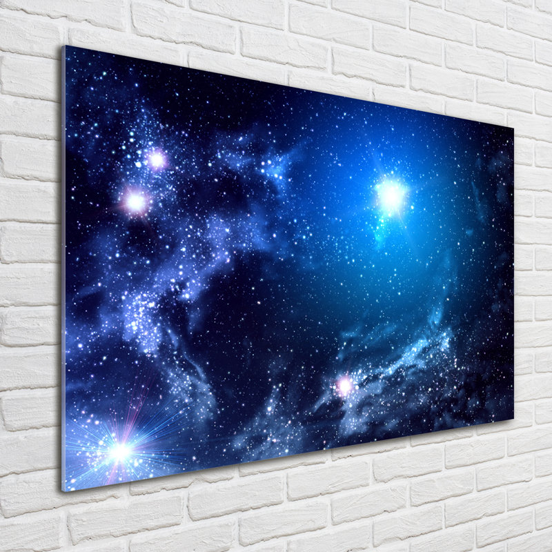 Nebula - No Frame Print on Glass