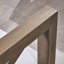 Fauteuil club, Perspectives du milieu du siècle, bois, gris + eau blanche - fabrication en bois de porte-queue de cheval, gaine en cuir