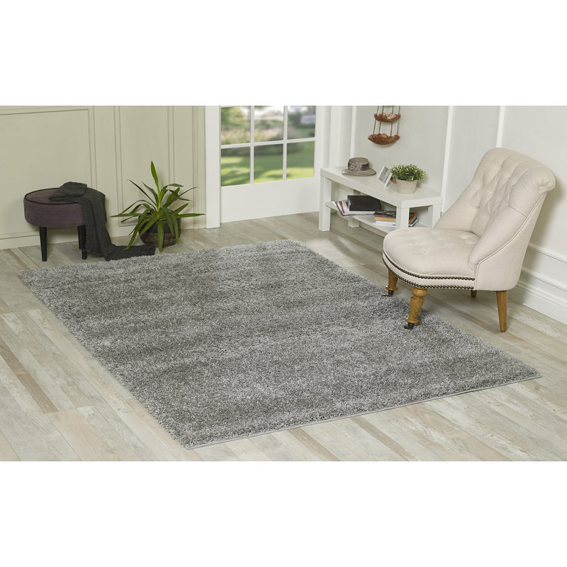 Celotto Solid Colour Shag Area Rug, Rectangle 80 x 150cm