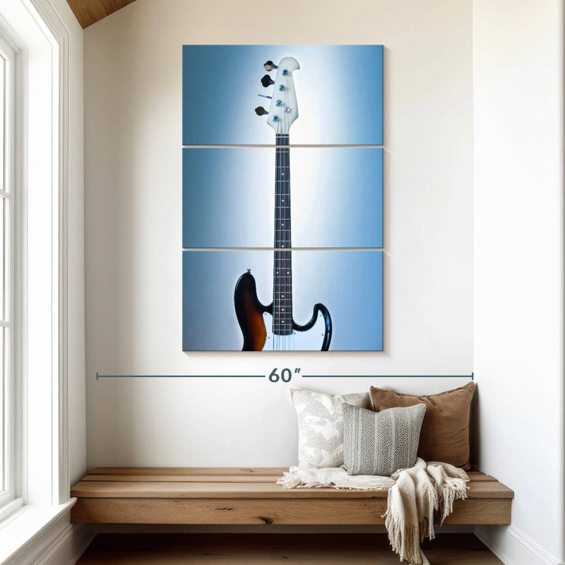 Abarca Cool Bass Guitar, 50" H x 32" W