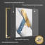 Luxueux aluminium encadré, ensemble de 3 reproductions d'art encadrées sur toile-783249260-783249261
