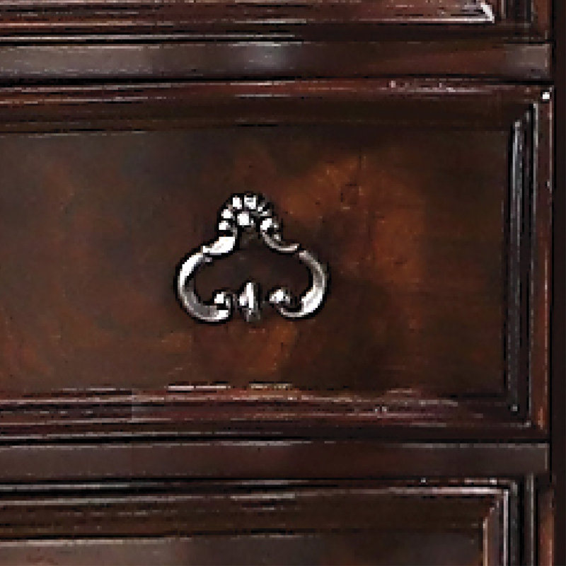 Ensemble de chambre à coucher standard 5 pièces Scarberry, Grand