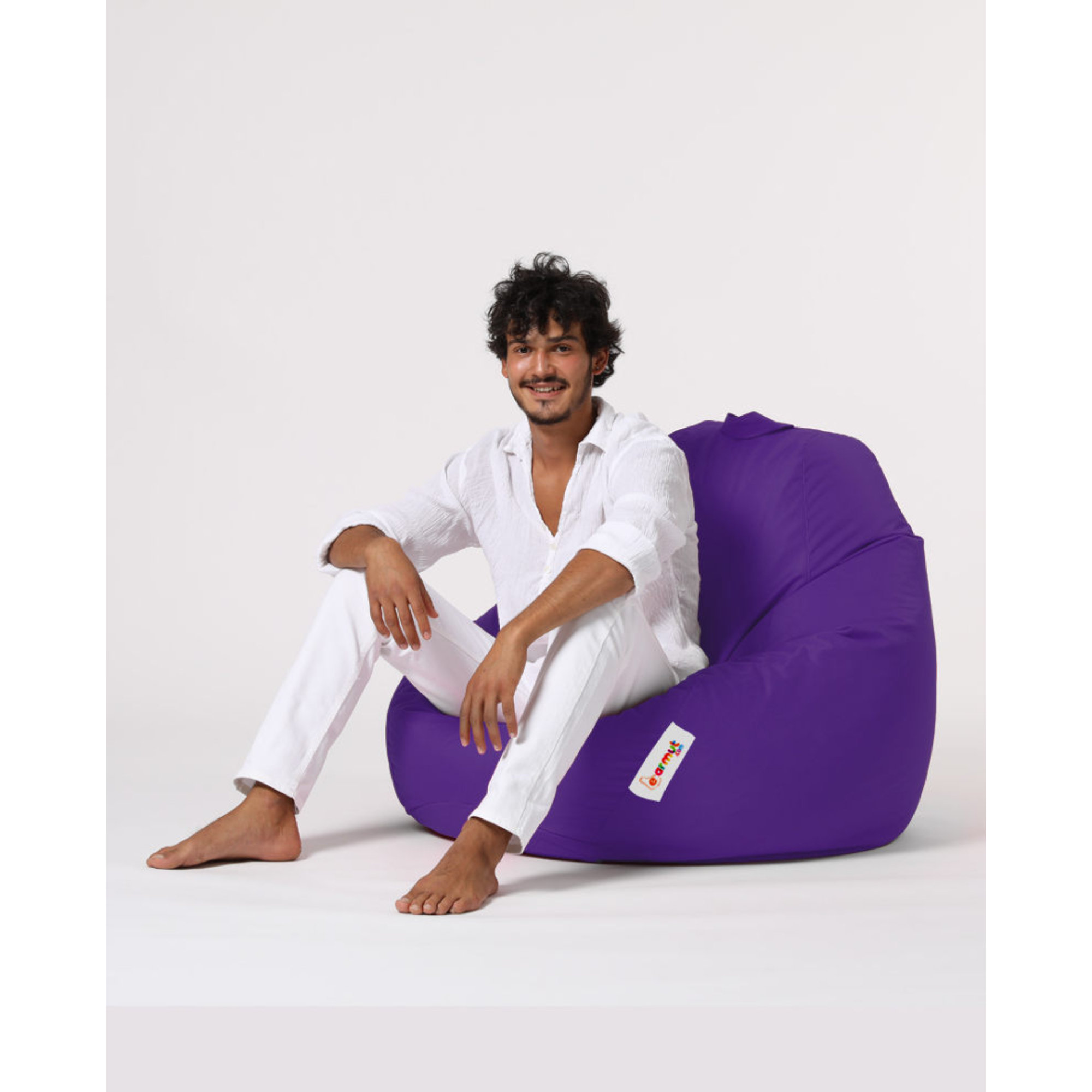 Chill Sack Large 7 ft Bean Bag, Purple