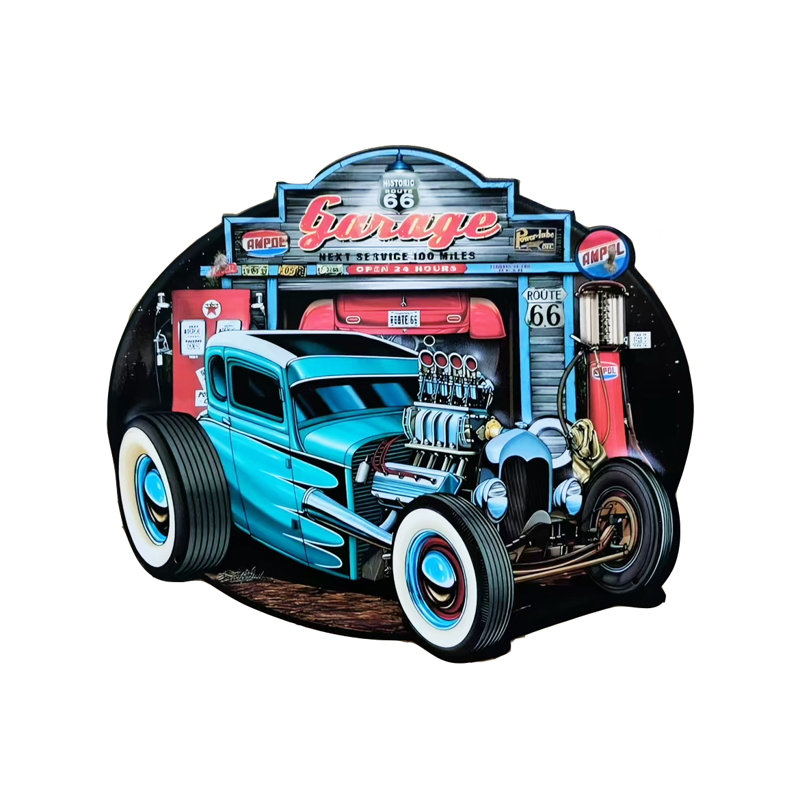 Plaque Hot Rod