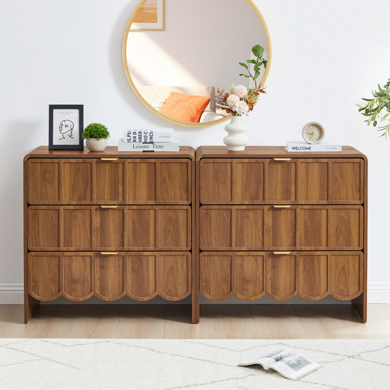 3 - Drawer Accent Chest, Brown