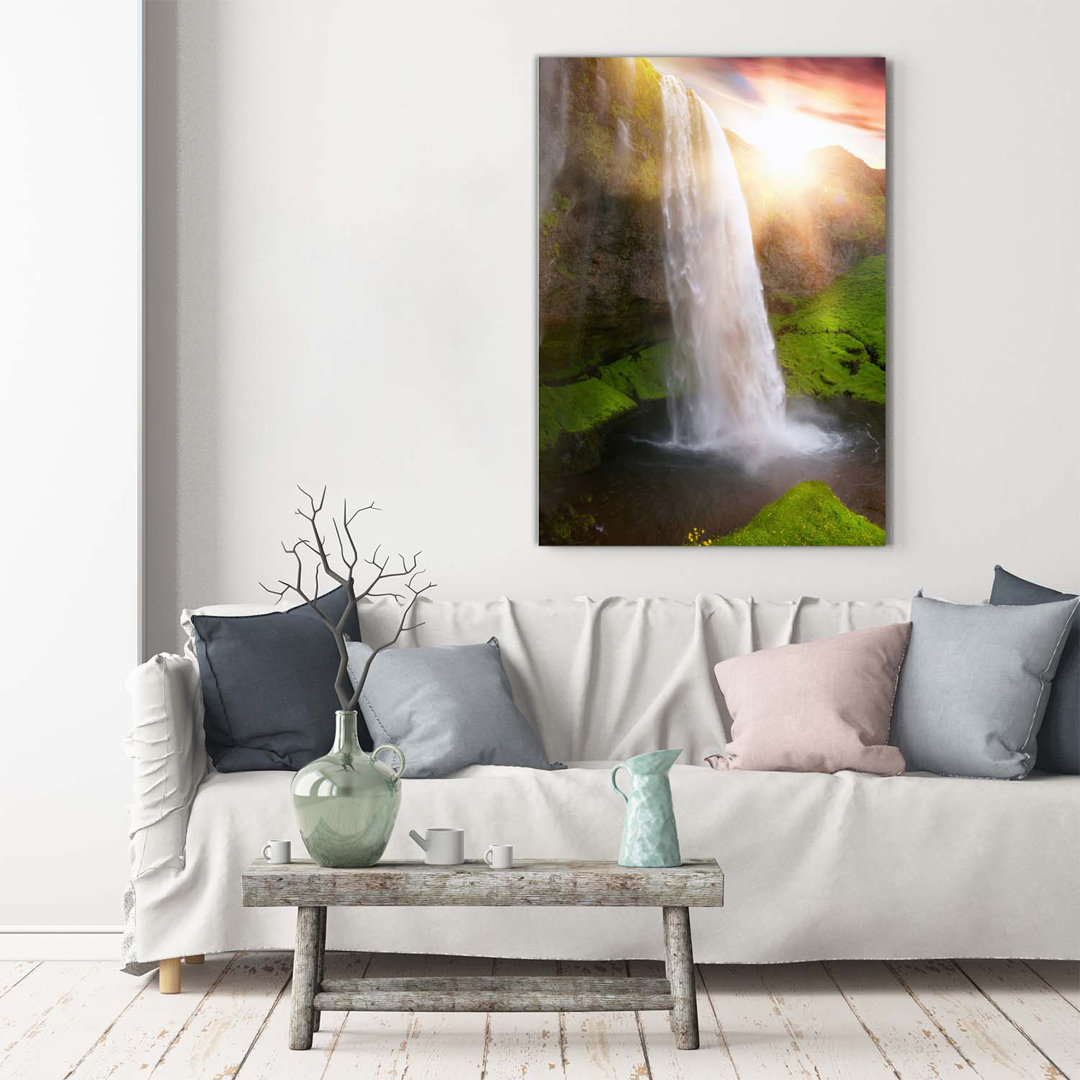 Waterfall - Wrapped Canvas Print