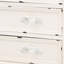 Audet Levron Classic and Traditional Two-Tone and Antique Wood 5-Drawer Storage Cabinet