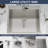 25" x 22" x 12" 16 Gauge Topmount Drop-in Stainless Steel Laundry Utility Sink Single Bowl Kitchen Sink with Bottom Grid