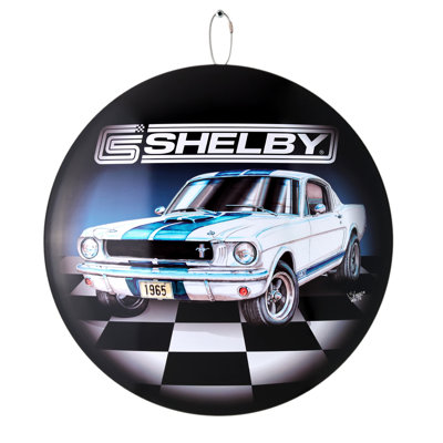 American Art Decor 65 Ford Shelby Metal Wall Art Sign 15" by Shannon Watts - Officially Licensed Classic Car Wall Decor
