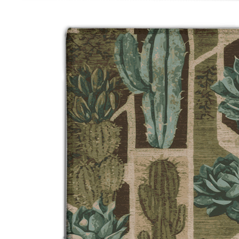 Nature Brown Indoor and Outdoor Area Rug, Rectangle 2' x 3'