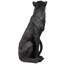 Statue noir pensive panther
